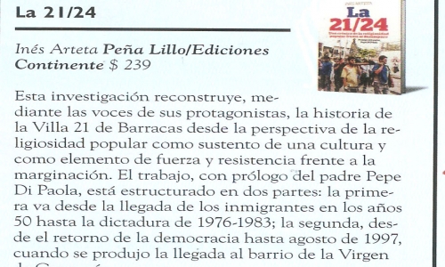 (03/02/2017) La 21/24 en la revista Caras y Caretas de febrero