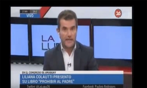 (19/03/2018) Presentación de Prohibir al padre en Uruguay por La Lupa en Canal 26.