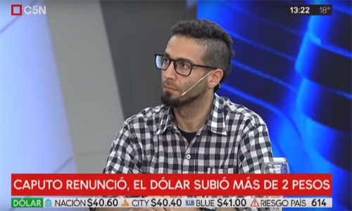 (27/09/2018) Julin Zcari en C5N.