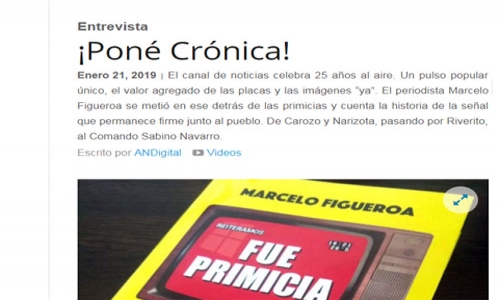 (20/01/2019) ¡Poné Crónica!