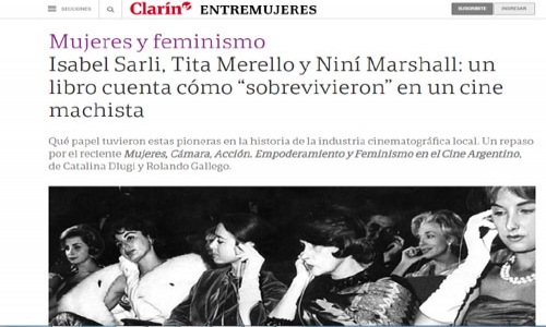 (04/07/2019) Isabel Sarli, Tita Merello y Niní Marshall: un libro cuenta cómo 