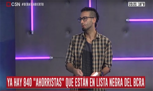 (27/09/2019) Julin Zcari en Debate Abierto por C5N