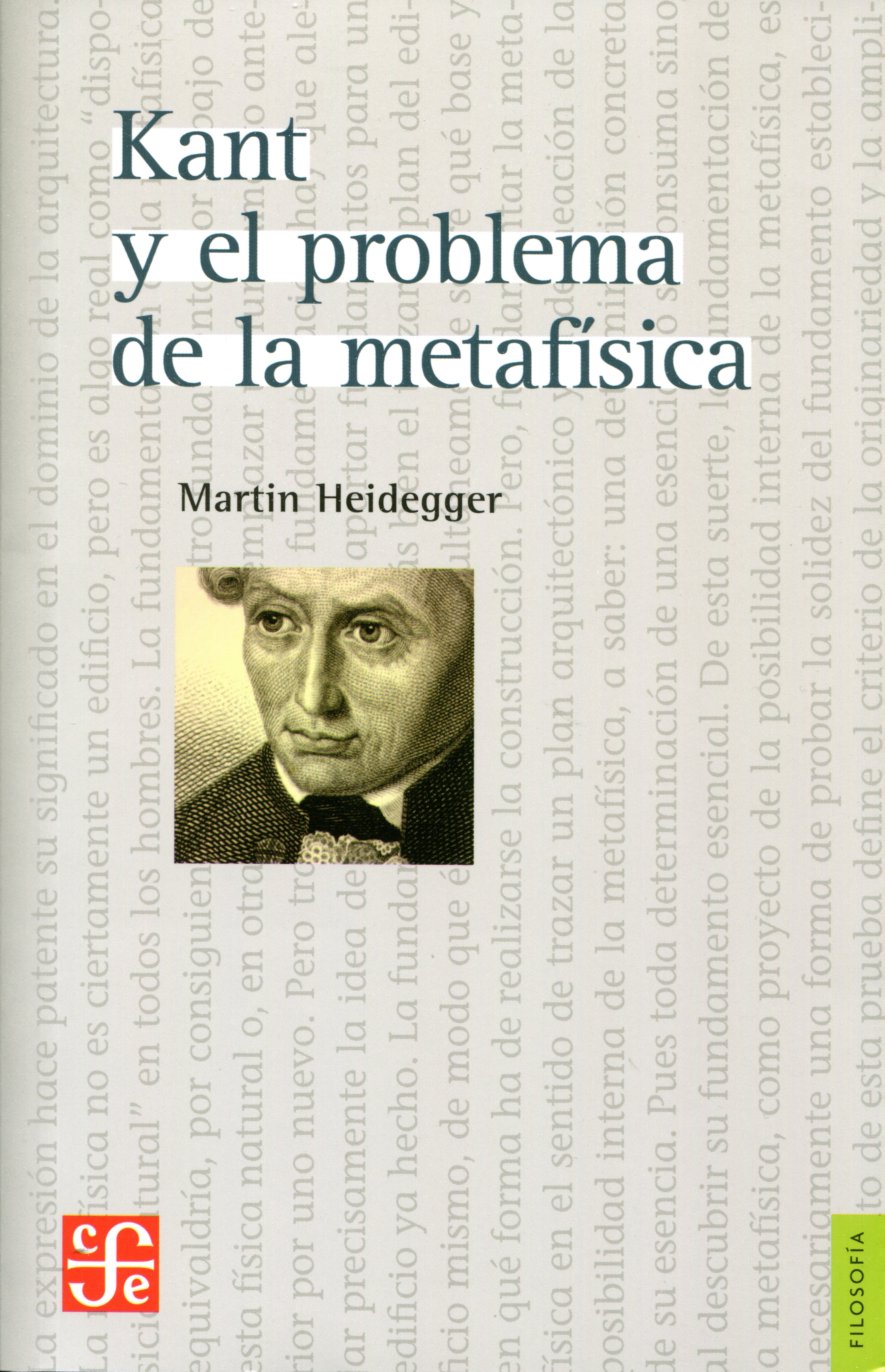 KANT Y EL PROBLEMA DE LA METAFISICA