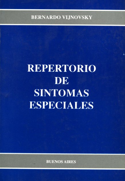 REPERTORIO DE SINTOMAS ESPECIALES