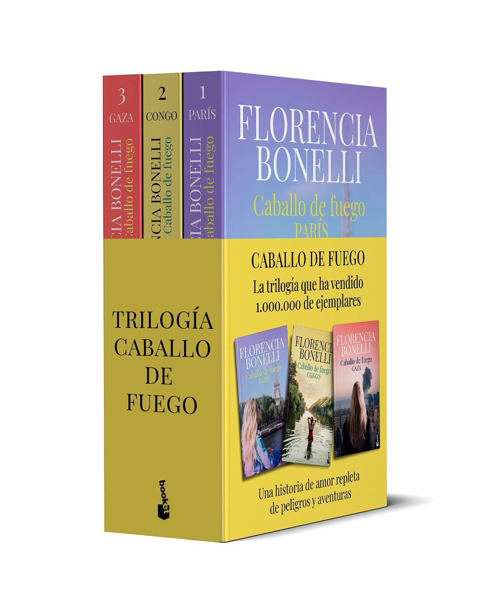 PACK TRIOLOGIA CABALLO DE FUEGO ( PARIS , CONGO Y GAZA )