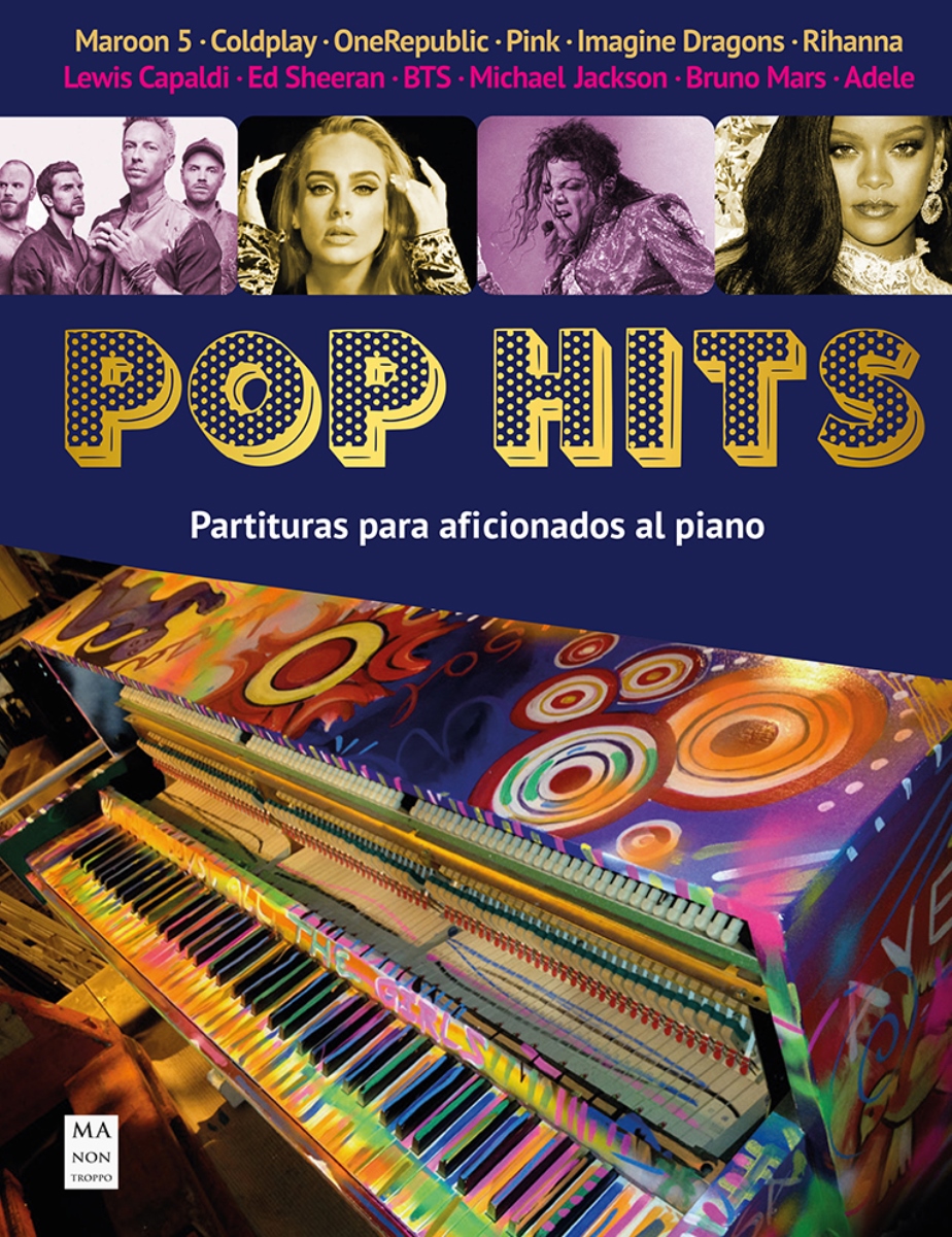 POP HITS . PARTITURAS PARA AFICIONADOS AL PIANO