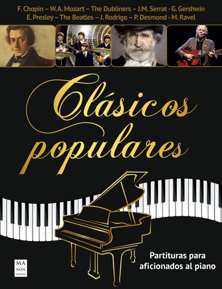 CLASICOS POPULARES . PARTITURAS PARA AFICIONADOS AL PIANO