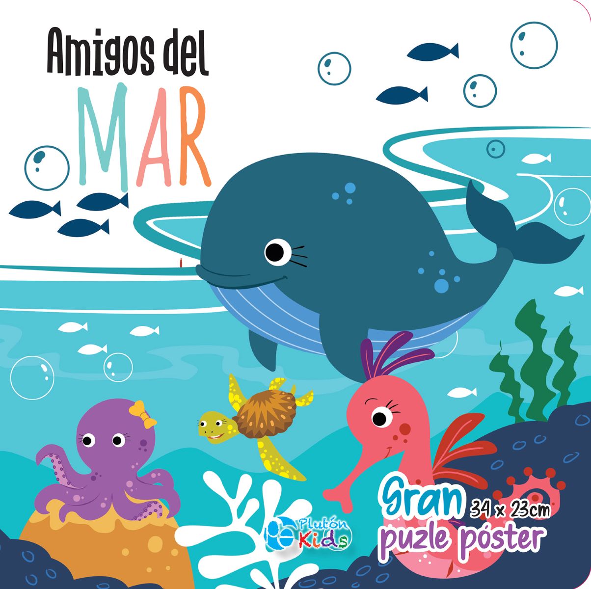 AMIGOS DEL MAR. GRAN PUZLE POSTER