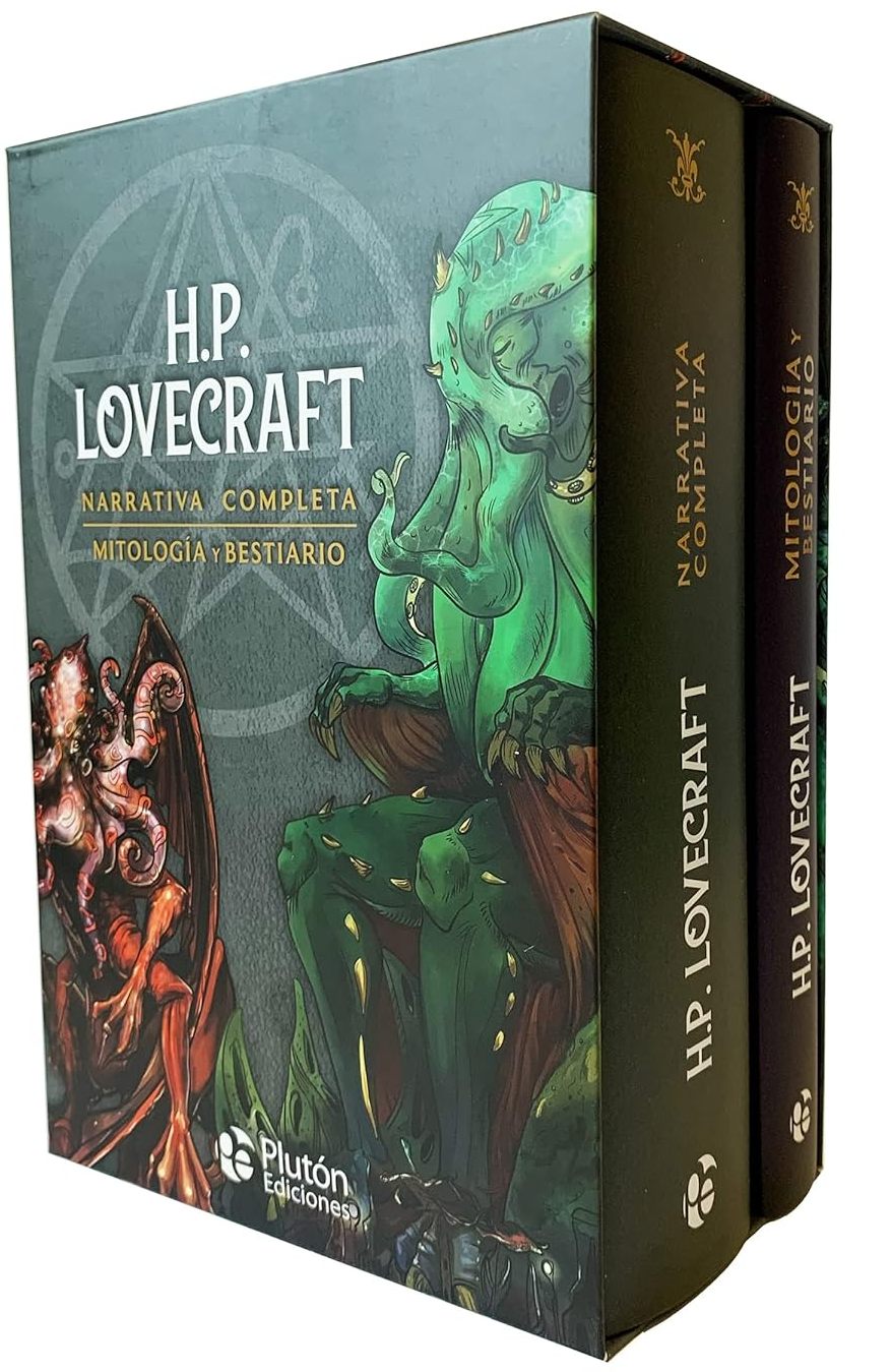 H.P. LOVECRAFT (PACK 2 TOMOS) NARRATIVA COMPLETA - MITOLOGIA Y BESTIARIO