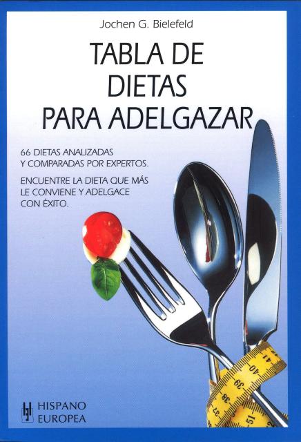 TABLA DE DIETAS PARA ADELGAZAR