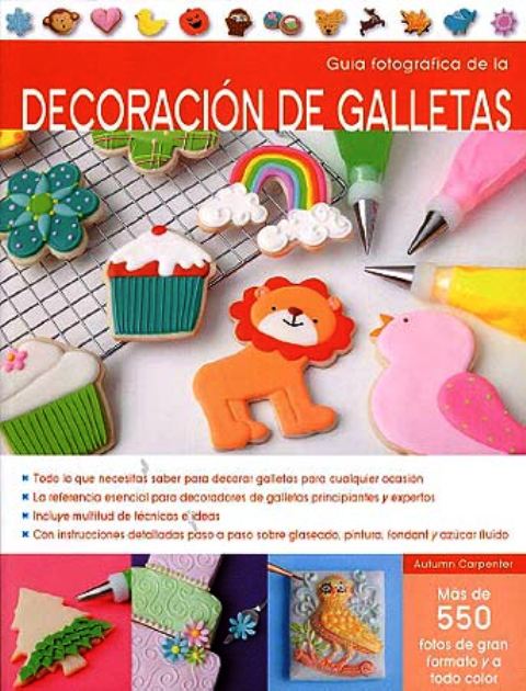 DECORACION DE GALLETAS , GUIA FOTOGRAFICA DE LA