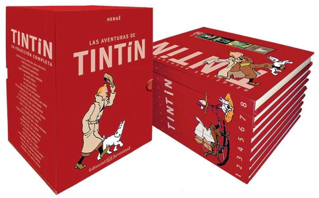 TINTIN COLECCION COMPLETA X 8 VOL.