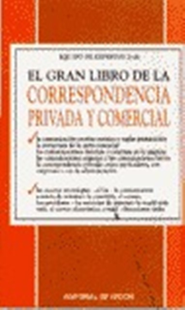 EL CORRESPONDENCIA PRIVADA Y COMERCIAL GRAN LIBRO DE LA 