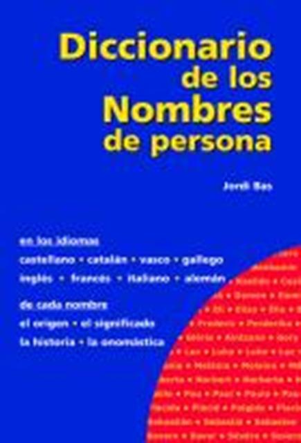 NOMBRES DE PERSONA DICCIONARIO DE LOS