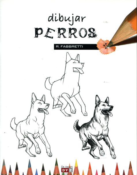 Página de dibujo de perros, cómo dibujar perros, aprender a dibujar perros,  páginas de dibujo de animales, perros