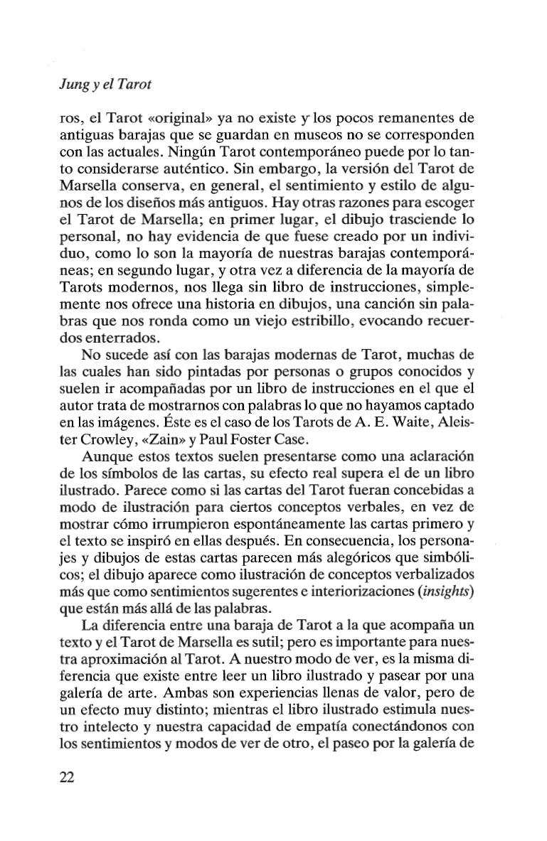 JUNG Y EL TAROT (ED.ARG.)