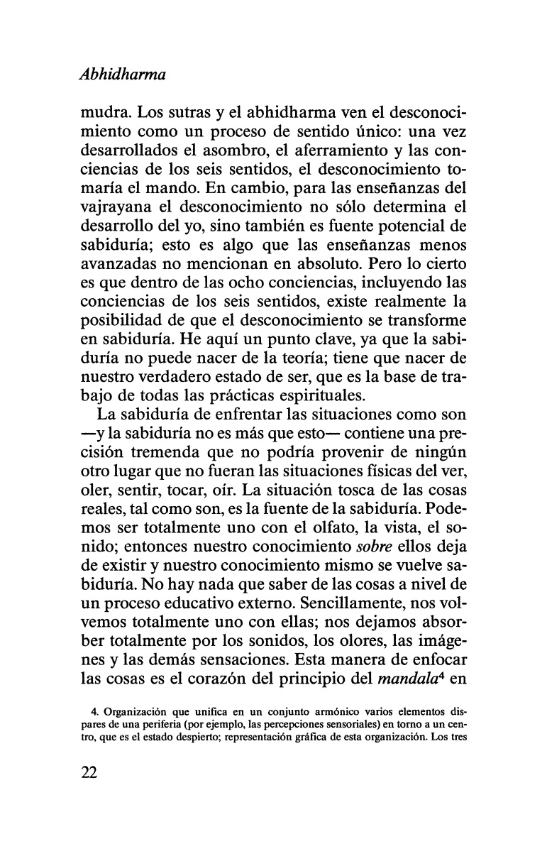 PSICOLOGIA BUDISTA - REFLEXIONES SOBRE EL ABHIDHARMA