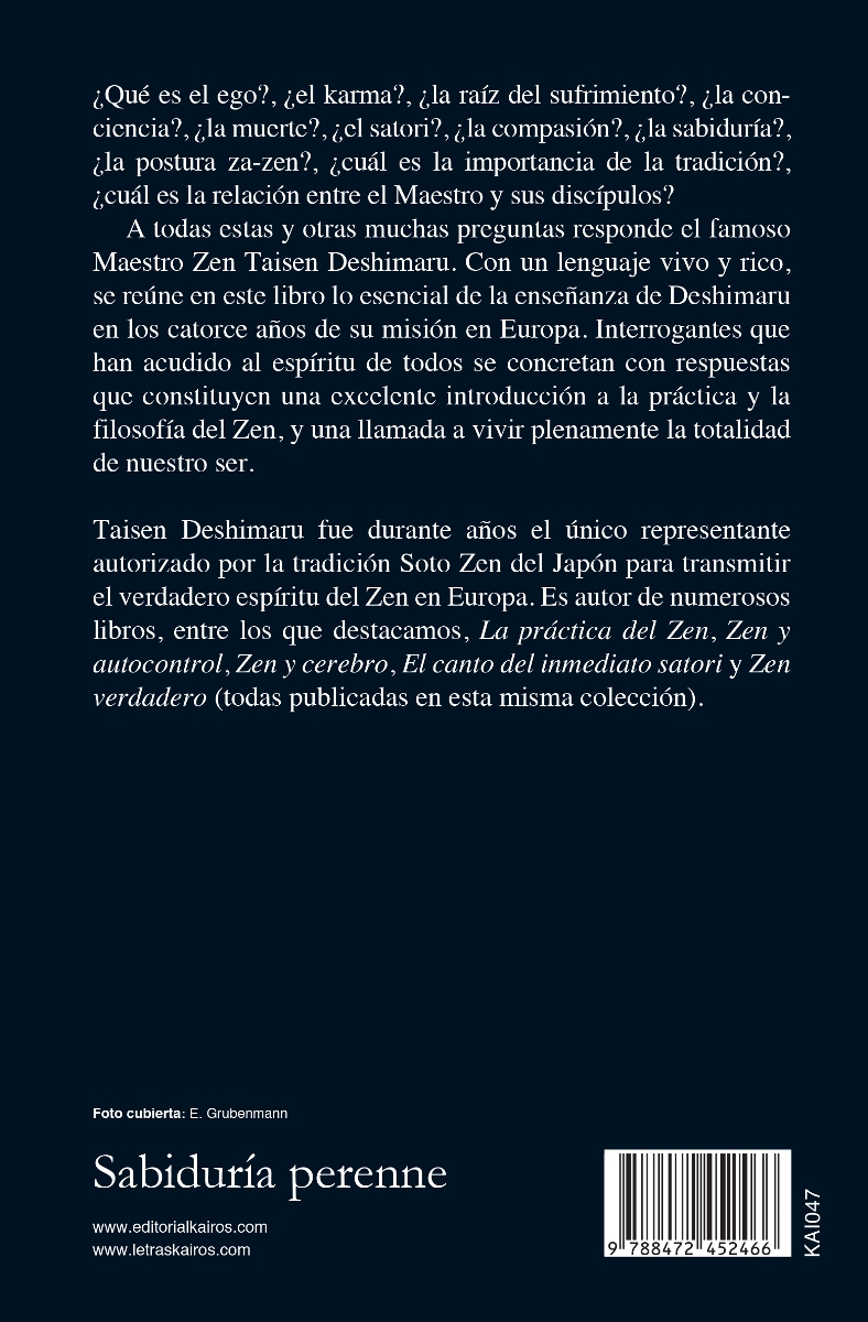 PREGUNTAS A UN MAESTRO ZEN (ED.ARG.)