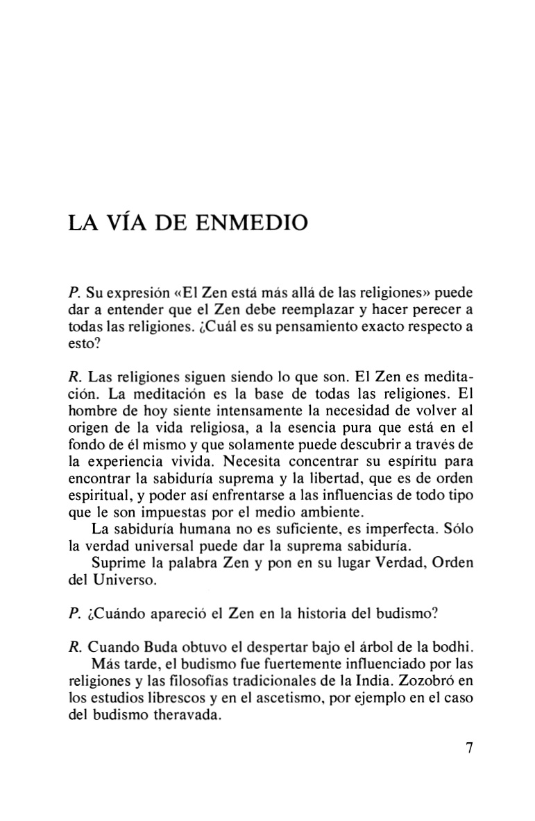 PREGUNTAS A UN MAESTRO ZEN (ED.ARG.)