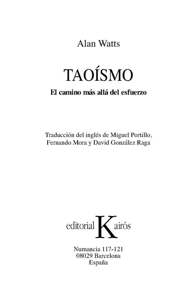 TAOISMO (WATTS)