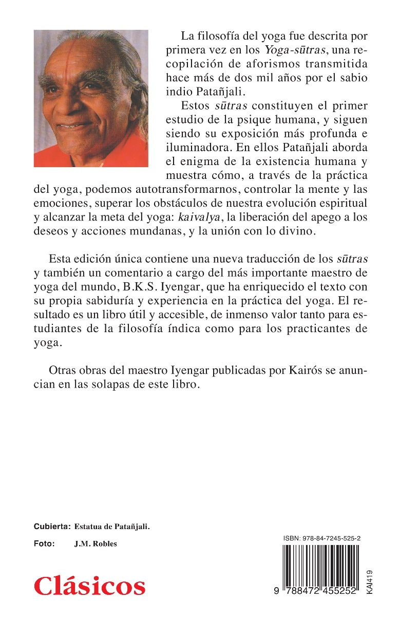 LUZ SOBRE LOS YOGA SUTRAS DE PATANJALI (ED.ARG.)