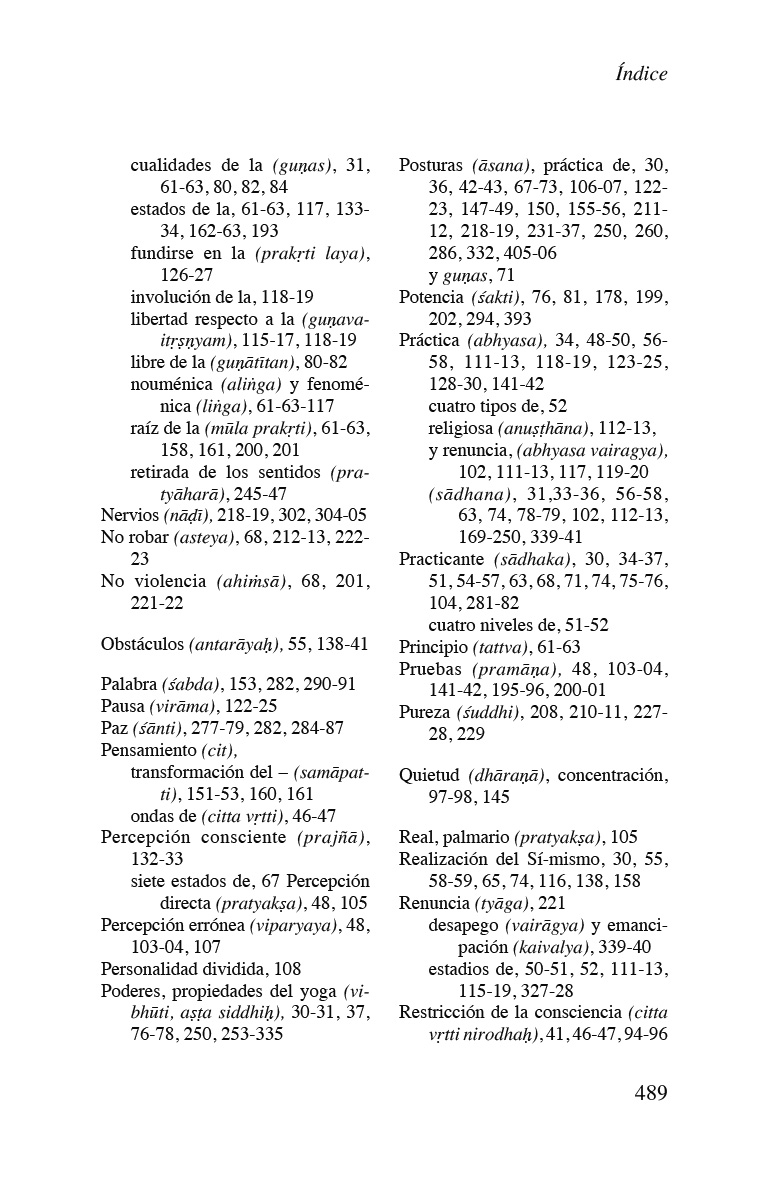 LUZ SOBRE LOS YOGA SUTRAS DE PATANJALI (ED.ARG.)