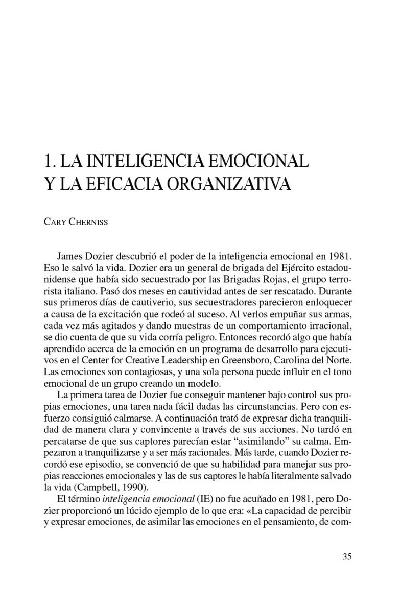 INTELIGENCIA EMOCIONAL EN EL TRABAJO