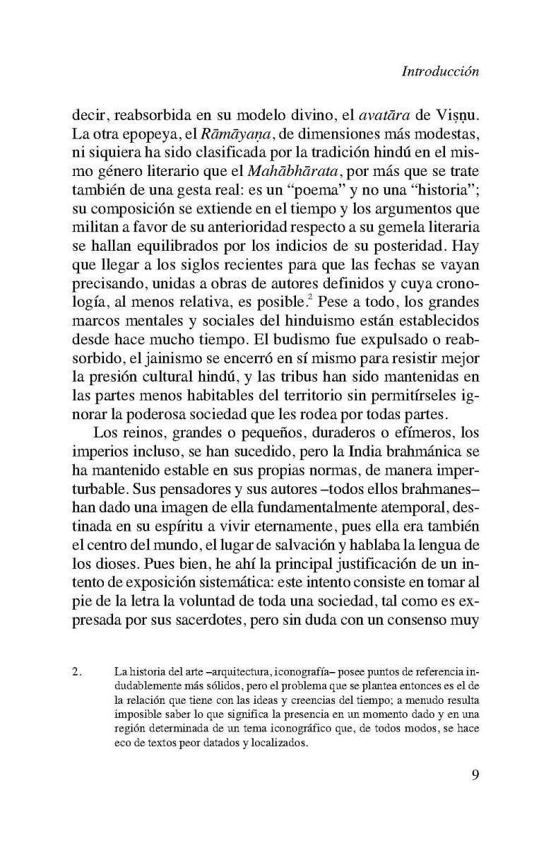 EL HINDUISMO . ANTROPOLOGIA DE UNA CIVILIZACION 