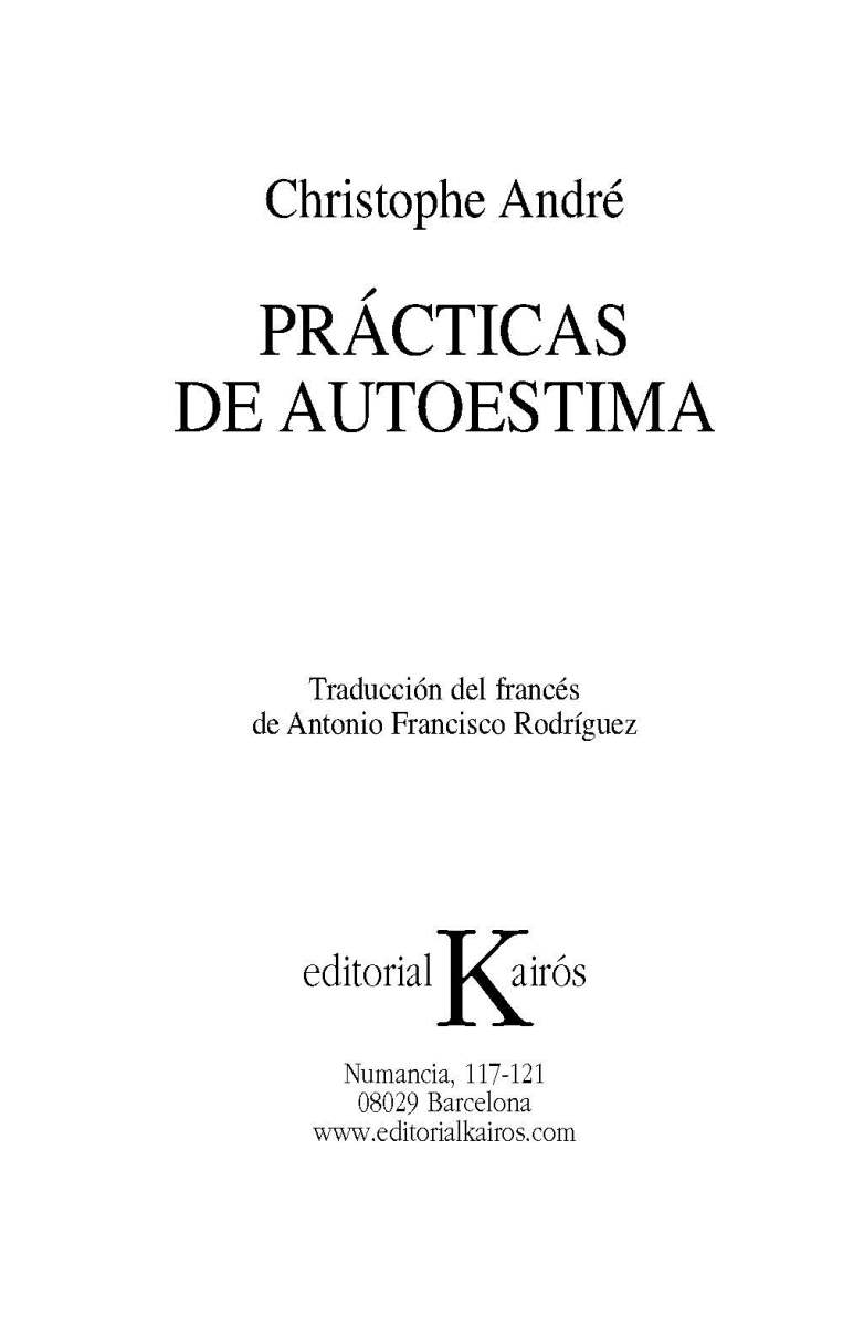 PRACTICAS DE AUTOESTIMA