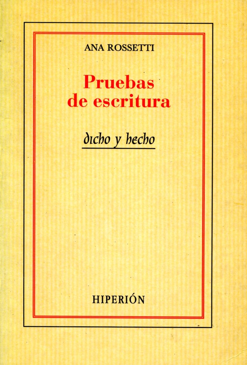 PRUEBAS DE ESCRITURA