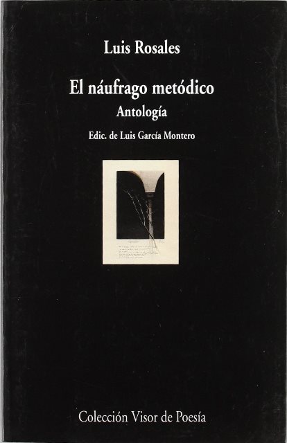 EL NAUFRAGO METODICO . ANTOLOGIA
