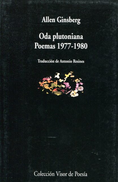 ODA PLUTONIANA . POEMAS 1977-1980