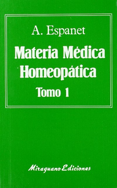 MATERIA MEDICA HOMEOPATICA - 2 TOMOS