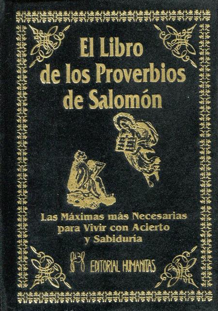 EL LIBRO DE LOS PROVERBIOS DE SALOMON (T) 