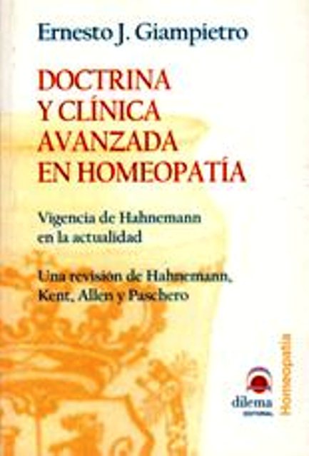 DOCTRINA Y CLINICA AVANZADA EN HOMEOPATIA