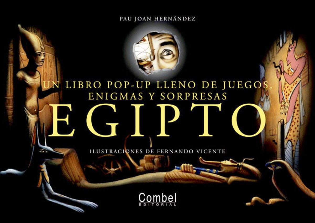 EGIPTO . LIBRO POP - UP LLENO DE JUEGOS , ENIGMAS Y SORPRESAS
