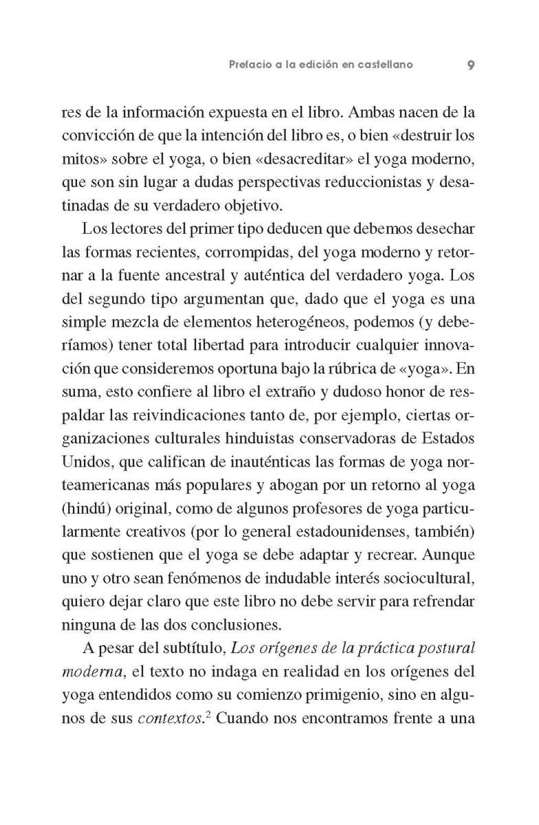 EL CUERPO DEL YOGA . LOS ORIGENES DE LA PRACTICA POSTURAL MODERNA 