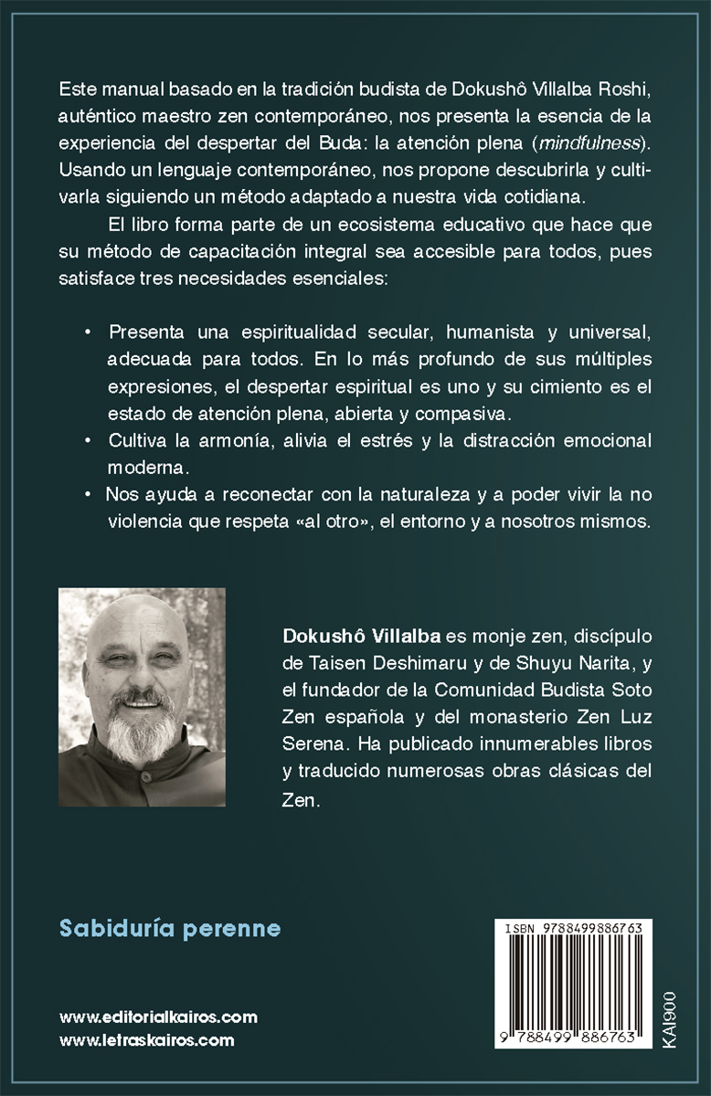 ATENCION PLENA . MINDFULNESS BASADO EN LA TRADICION BUDISTA