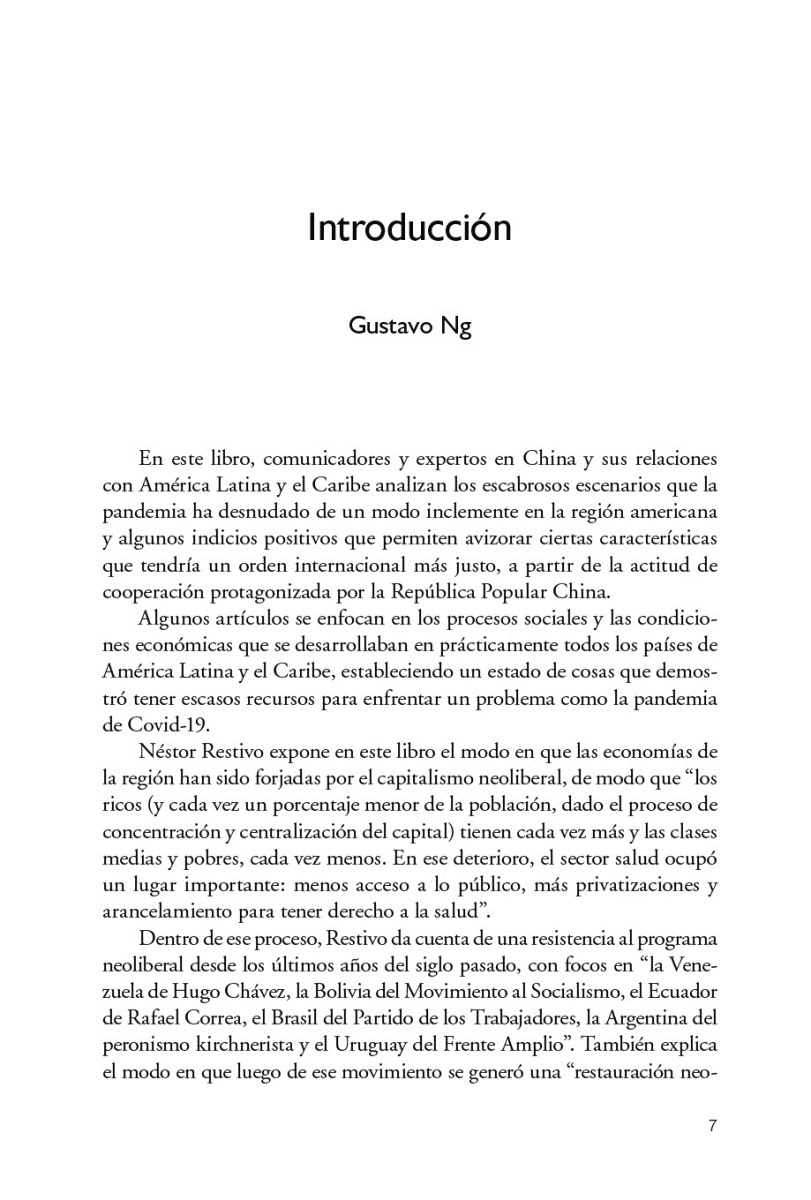 LA SUPERACION DE LA PANDEMIA EN AMERICA LATINA 