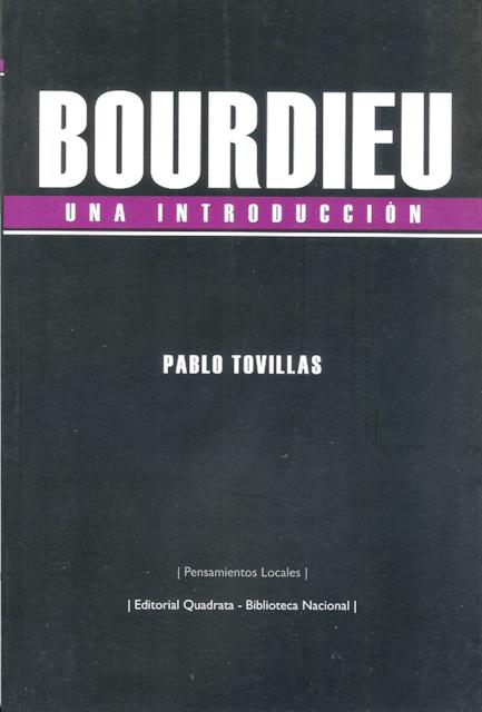 BOURDIEU . UNA INTRODUCCION