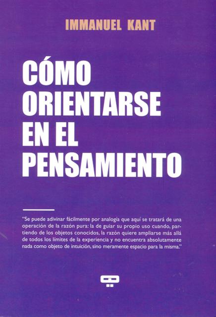 COMO ORIENTARSE EN EL PENSAMIENTO