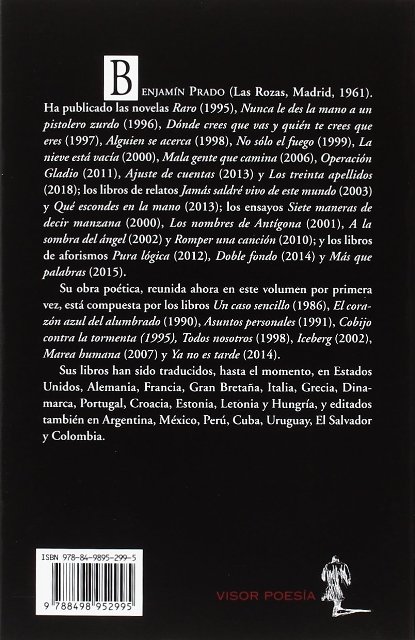 ACUERDO VERBAL . POESIA COMPLETA 1986 -2014