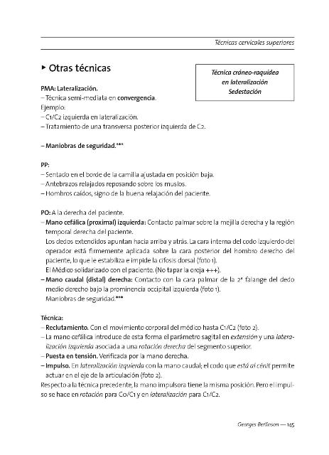 BERLINSON III - MEDICINA OSTEOPATICA RAQUIDEA - COLUMNA CERVICAL