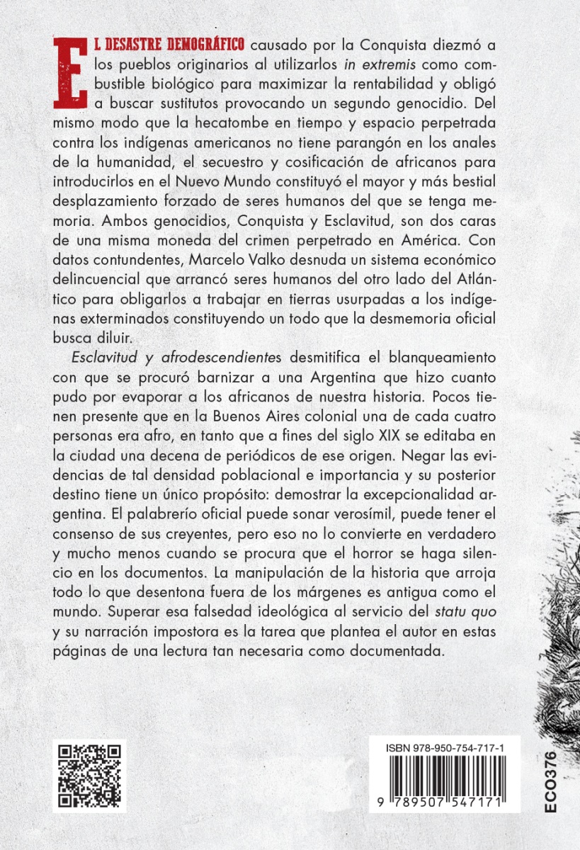 ESCLAVITUD Y AFRODESCENDIENTES. ACERCA DEL GENOCIDIO EN AMERICA