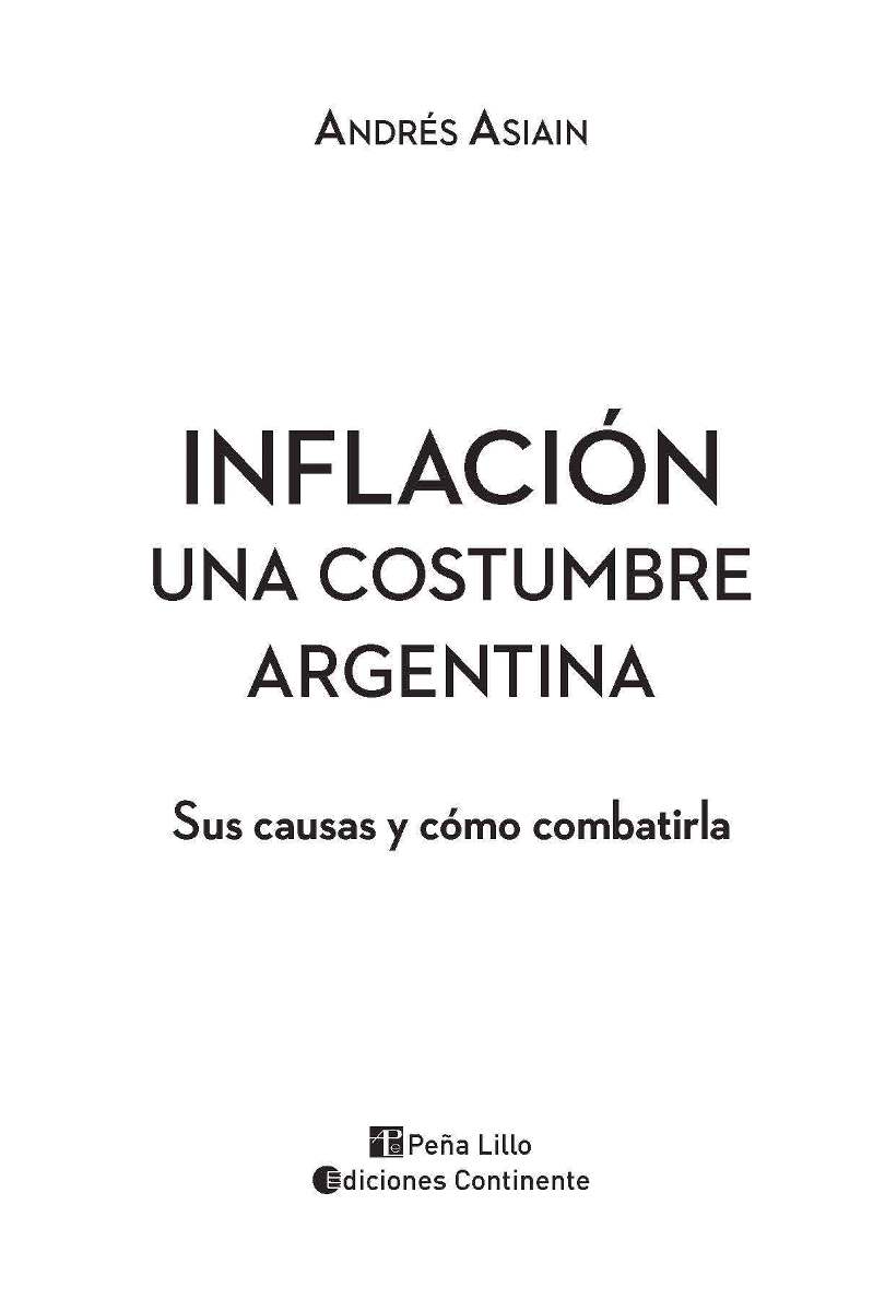 INFLACION . UNA COSTUMBRE ARGENTINA