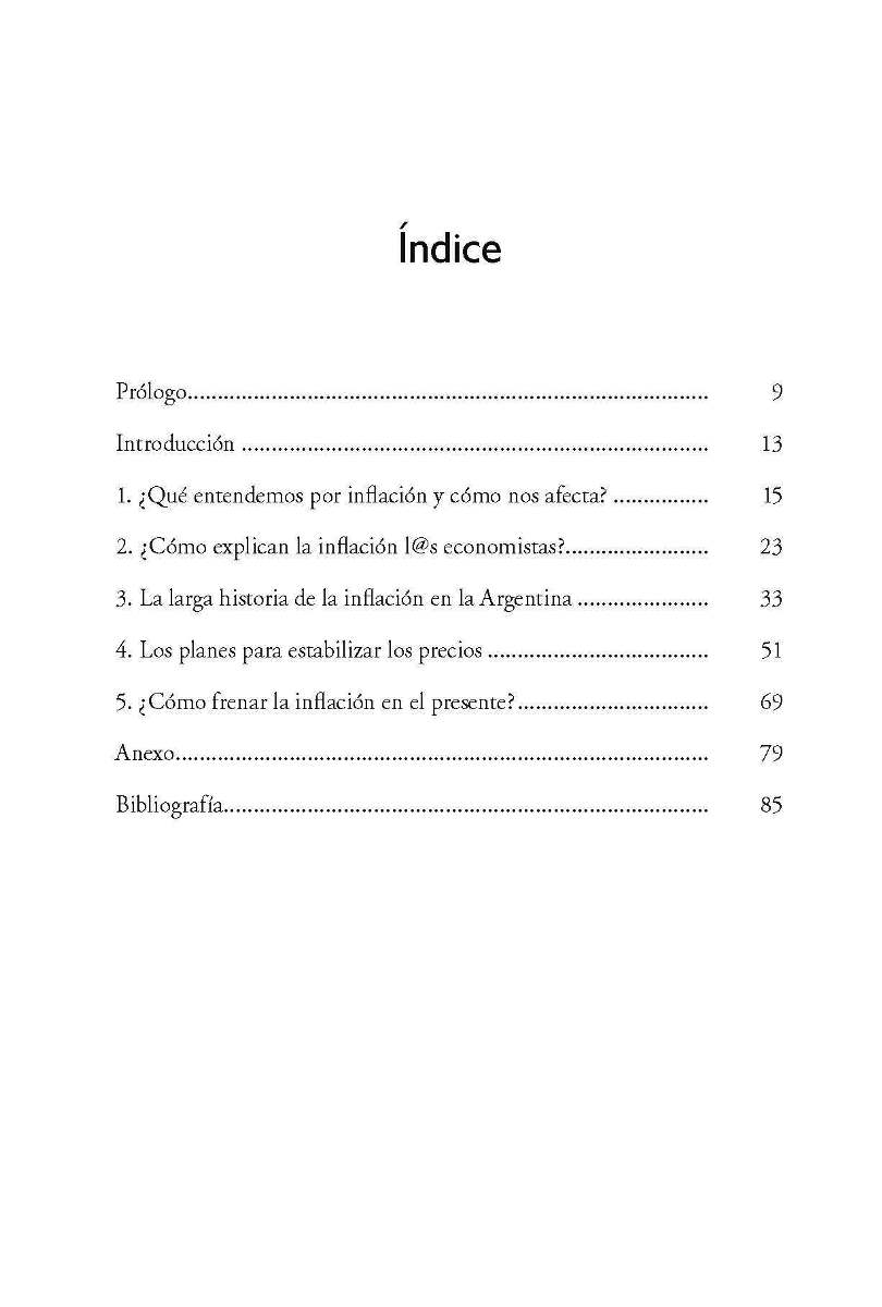 INFLACION . UNA COSTUMBRE ARGENTINA