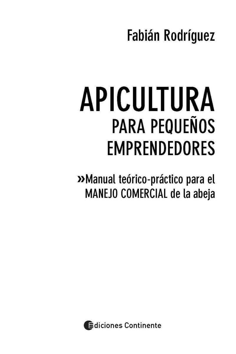 APICULTURA PARA PEQUEOS EMPRENDEDORES