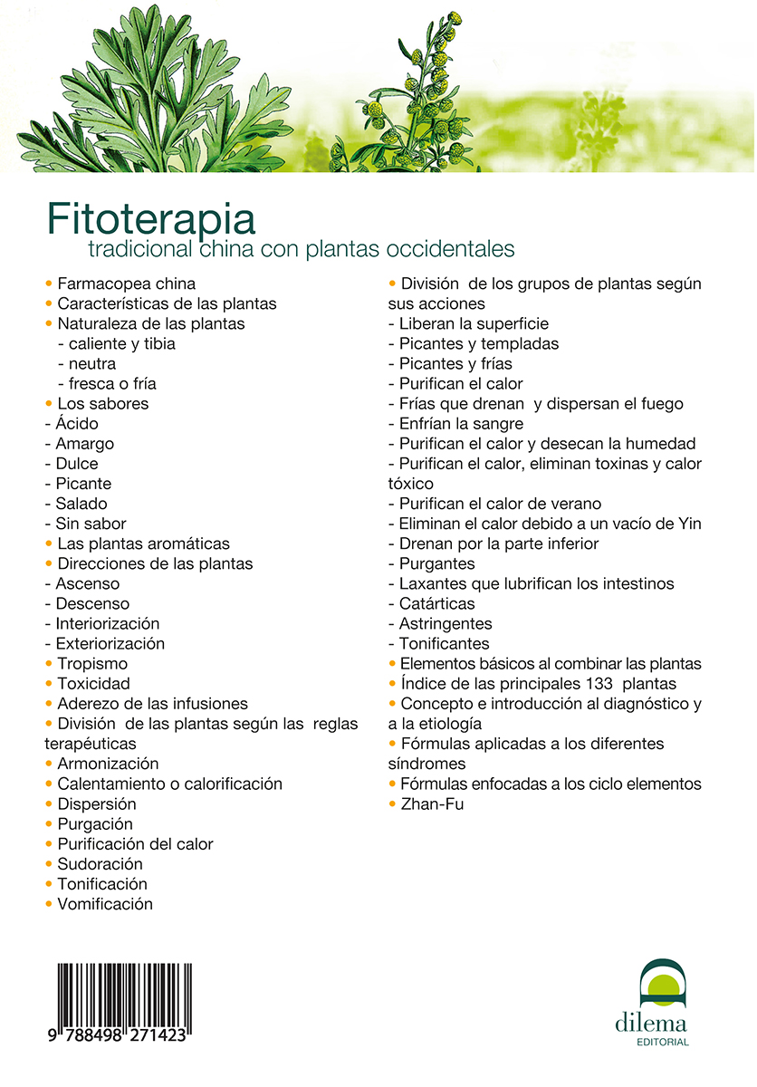 FITOTERAPIA TRADICIONAL CHINA CON PLANTAS OCCIDENTALES