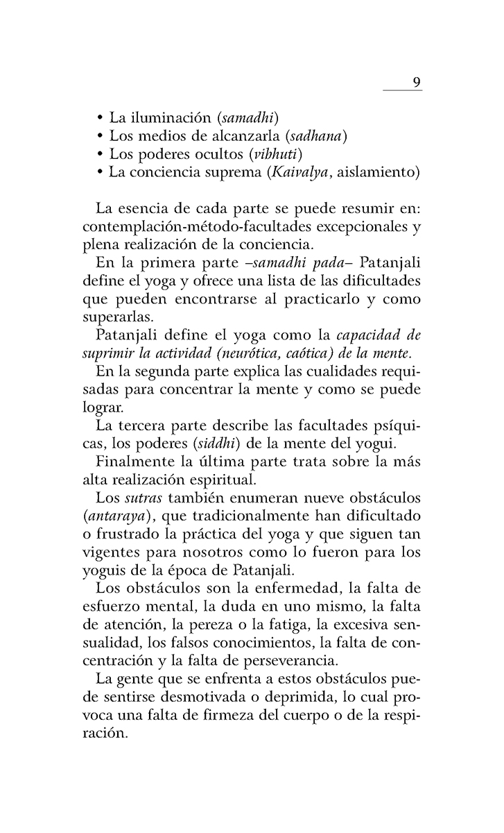 YOGA SUTRAS DE PATANJALI 7ma.Edicion