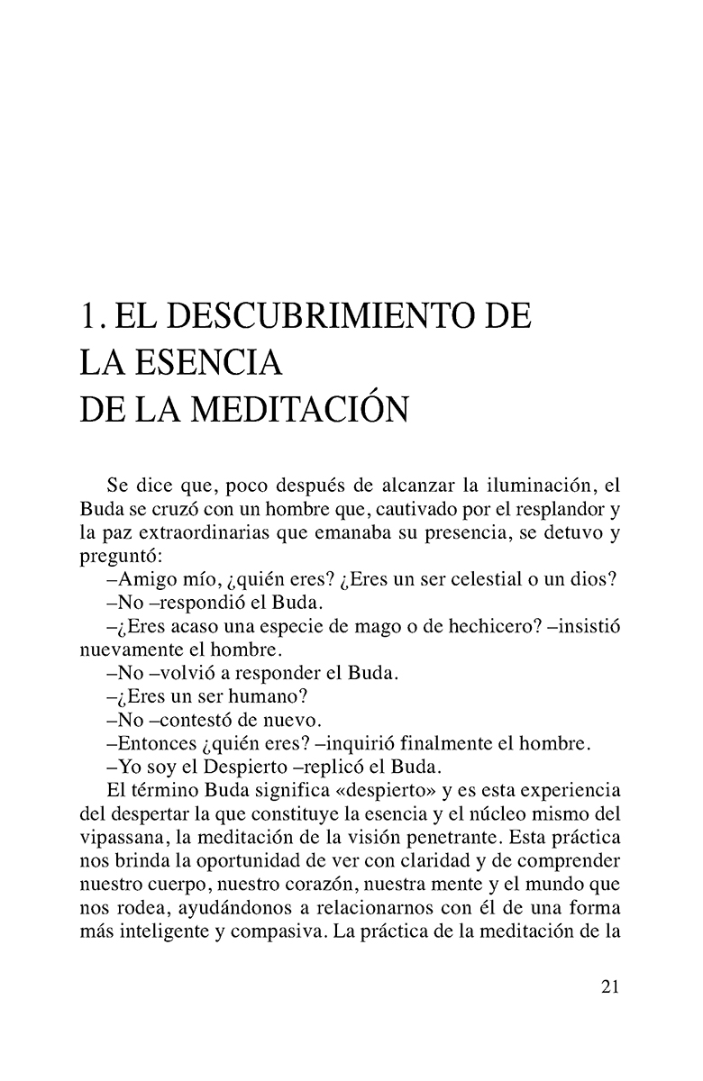 VIPASSANA . EL CAMINO PARA LA MEDITACION INTERIOR (ED.ARG.)
